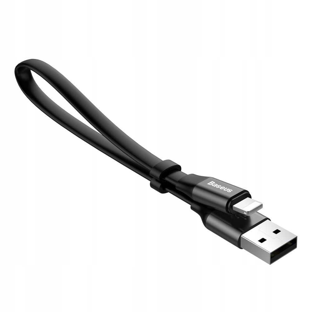 

Markowy Kabel Płaski Przewód Usb / iPhone + Uchwyt