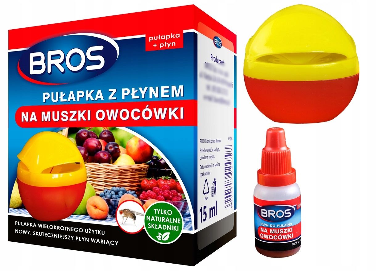 

Bros Pułapka Mocny Płyn 15 ml Na Muszki Owocówki