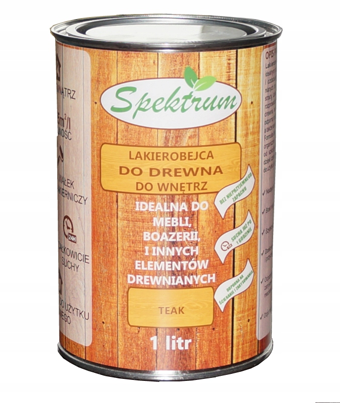 

Lakierobejca Spektrum 1 litr kolor teak