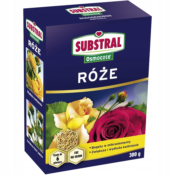 

Substral Osmocote Nawóz Róża Róże Działa 6M 300G