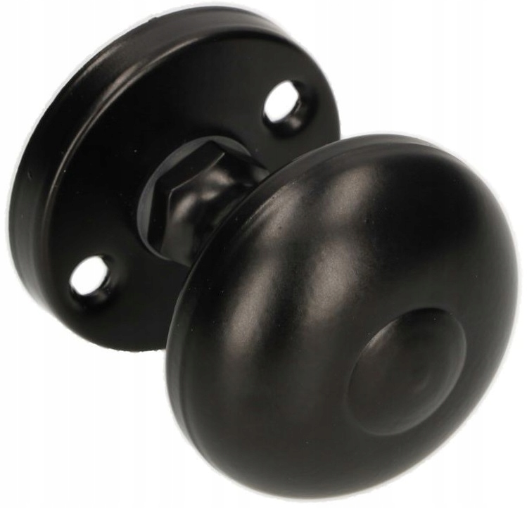 GAŁKA STAŁA DO PRZYKRĘCENIA UCHWYT CZARNA KLAMKA