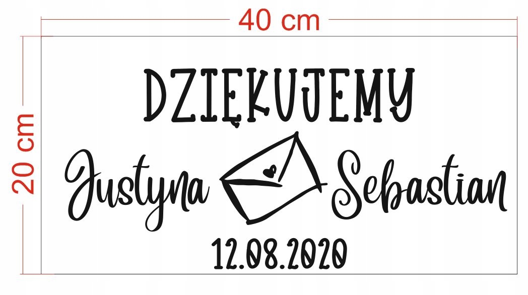 Naklejki na pudełko ŚLUB podziękowanie LUSTRZANE Kod producenta sl023