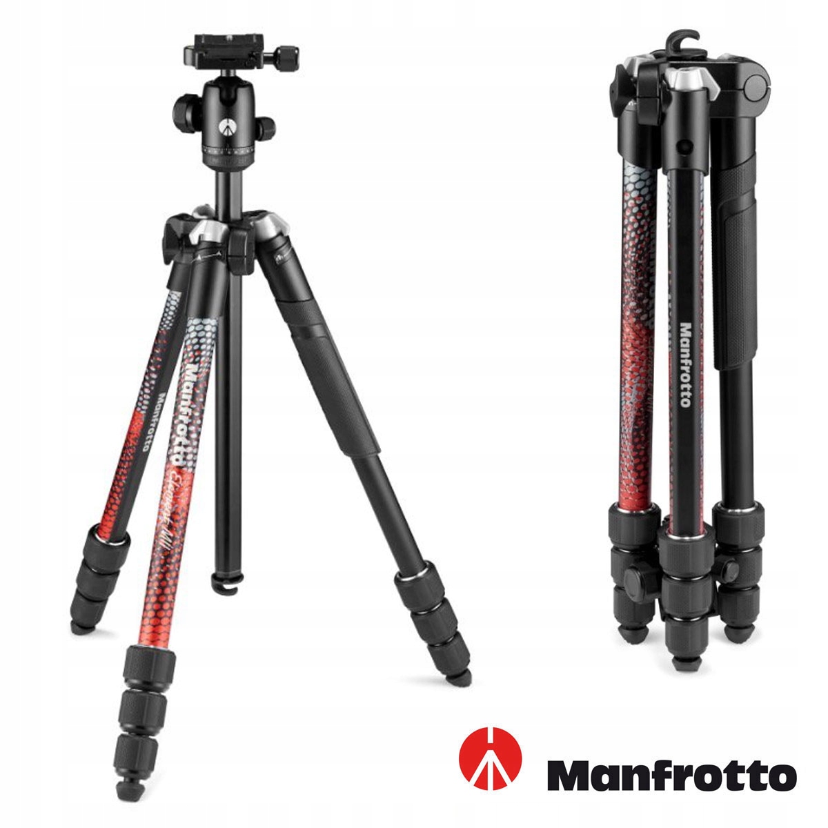 

Statyw Manfrotto Element MII Alu gł. kul. czerwony