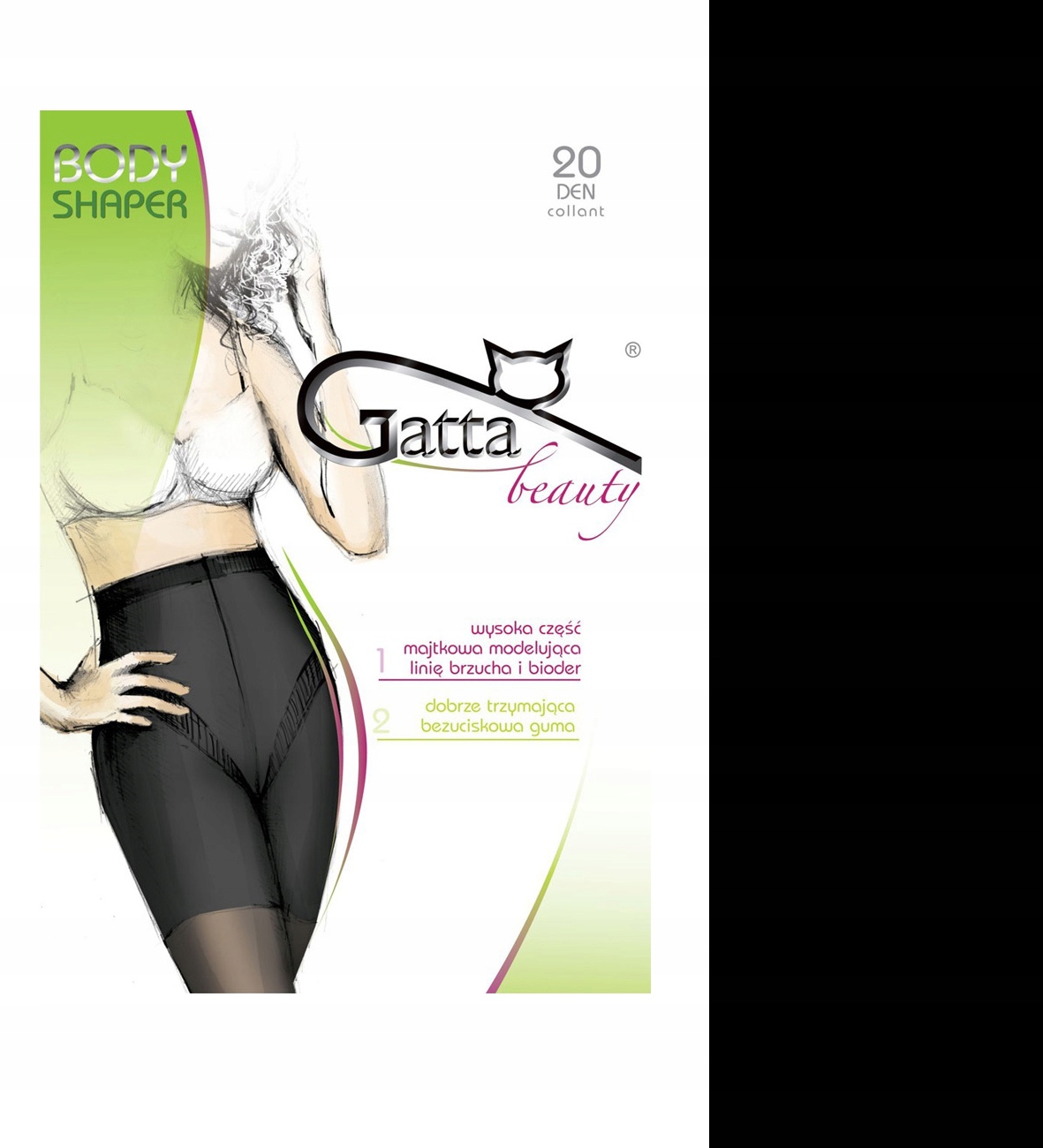 

Rajstopy Gatta Body Shaper 20 Den 2/S Nero