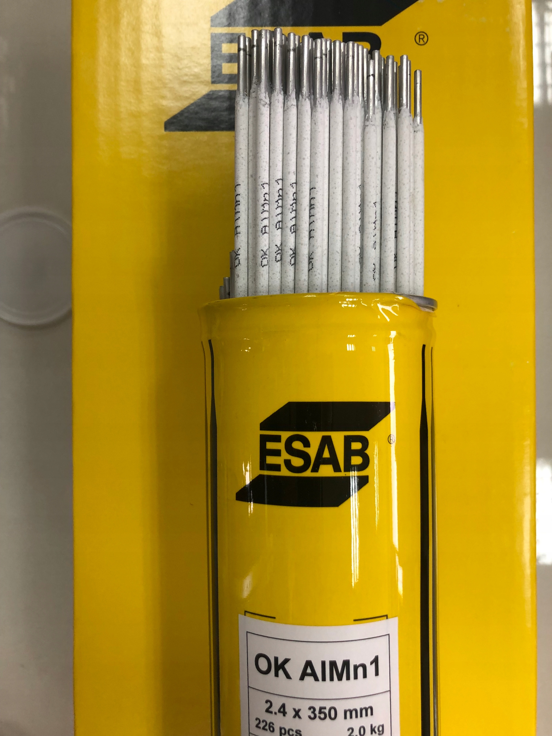 

Elektroda Do Aluminium Esab Ok ALMN1 fi 2,4/350