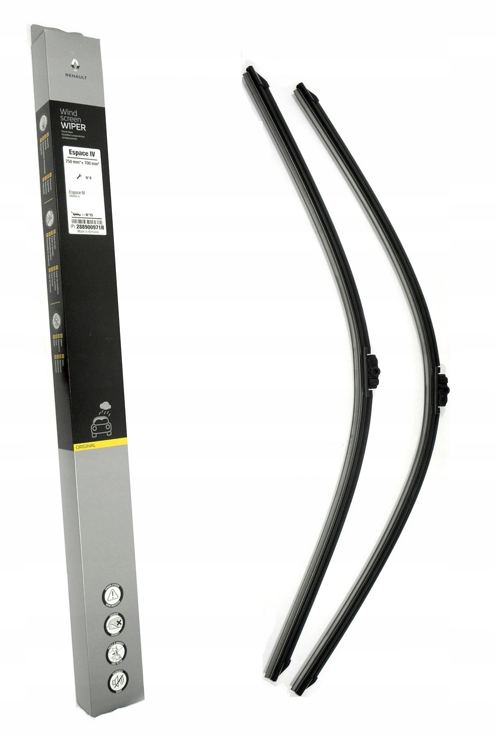 PIÓRA Wycieraczki ORYGINAŁ RENAULT ESPACE IV OKAZ