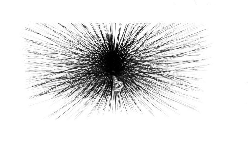 

szczotka kominiarska komina wycior 160x280mm drut
