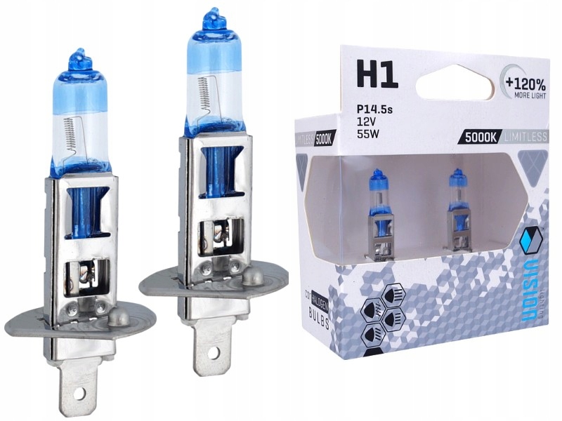

2x Żarówka Vision limitless white H1 12V 55W +120%