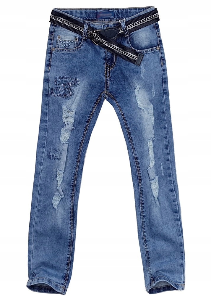 

Spodnie jeans Slim Fit Bis r 10 134/140 cm Rurki