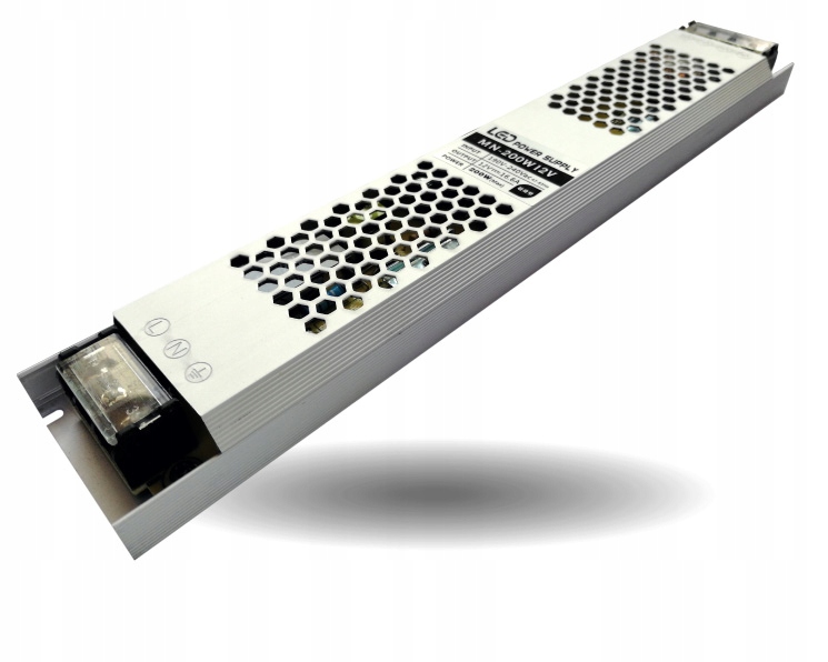 

Zasilacz Super Slim 12V 200W 16,66A IP20 Taśma Led