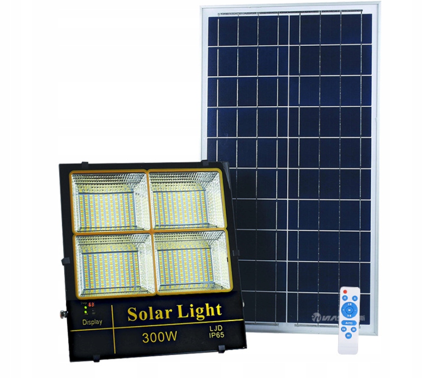 LAMPA LED 300W SOLARNA ULICZNA Z PILOTEM ! 660 LED