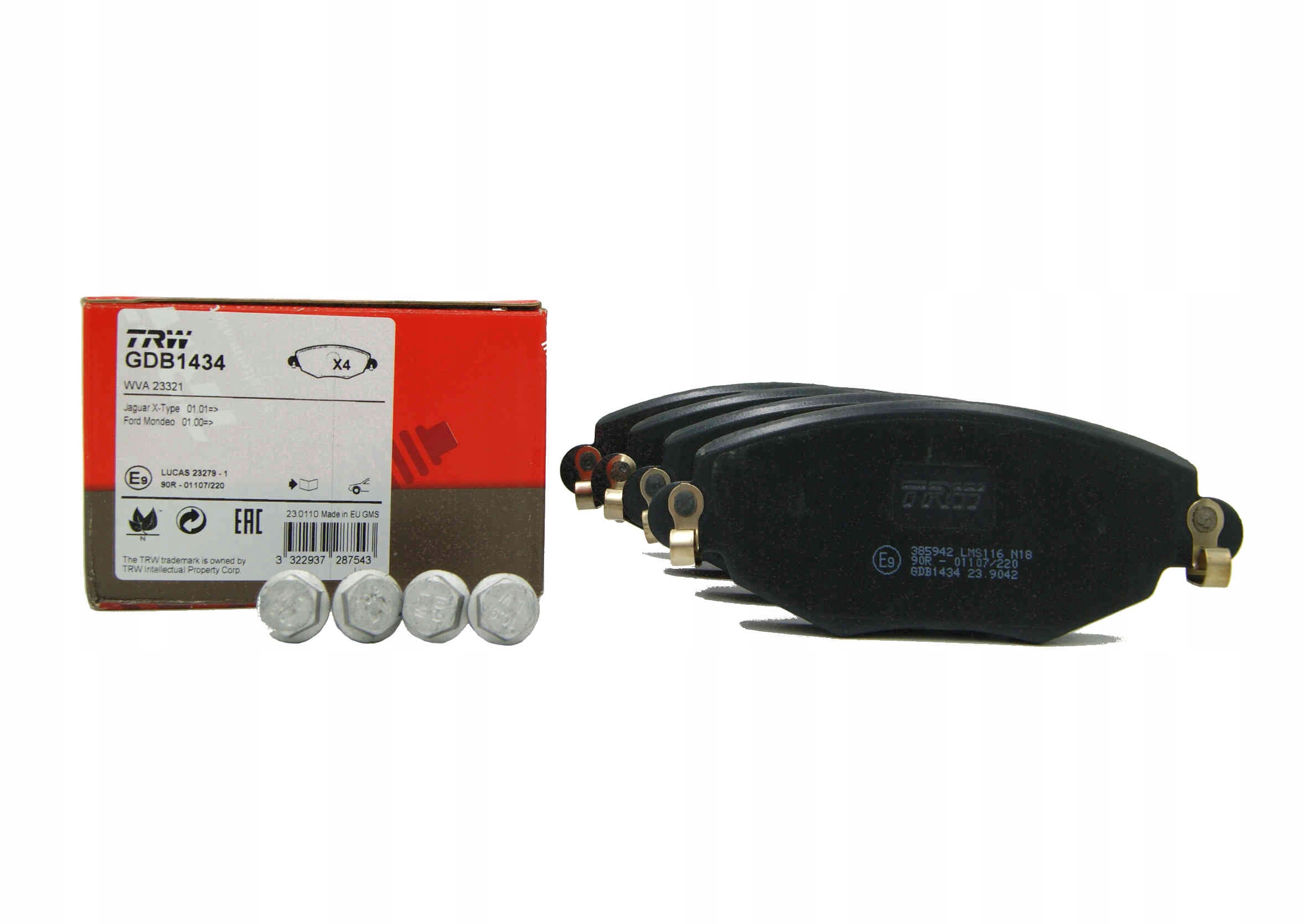 

Klocki Hamulcowe Trw Przód Do Ford Mondeo MK3 III