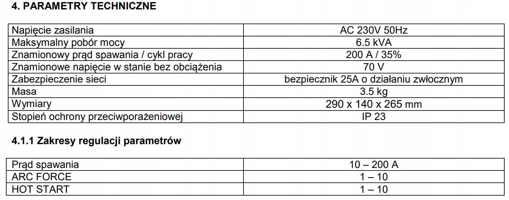 Spawarka elektrodowa Sherman DIGIARC 200 DIGI ARC Model 200