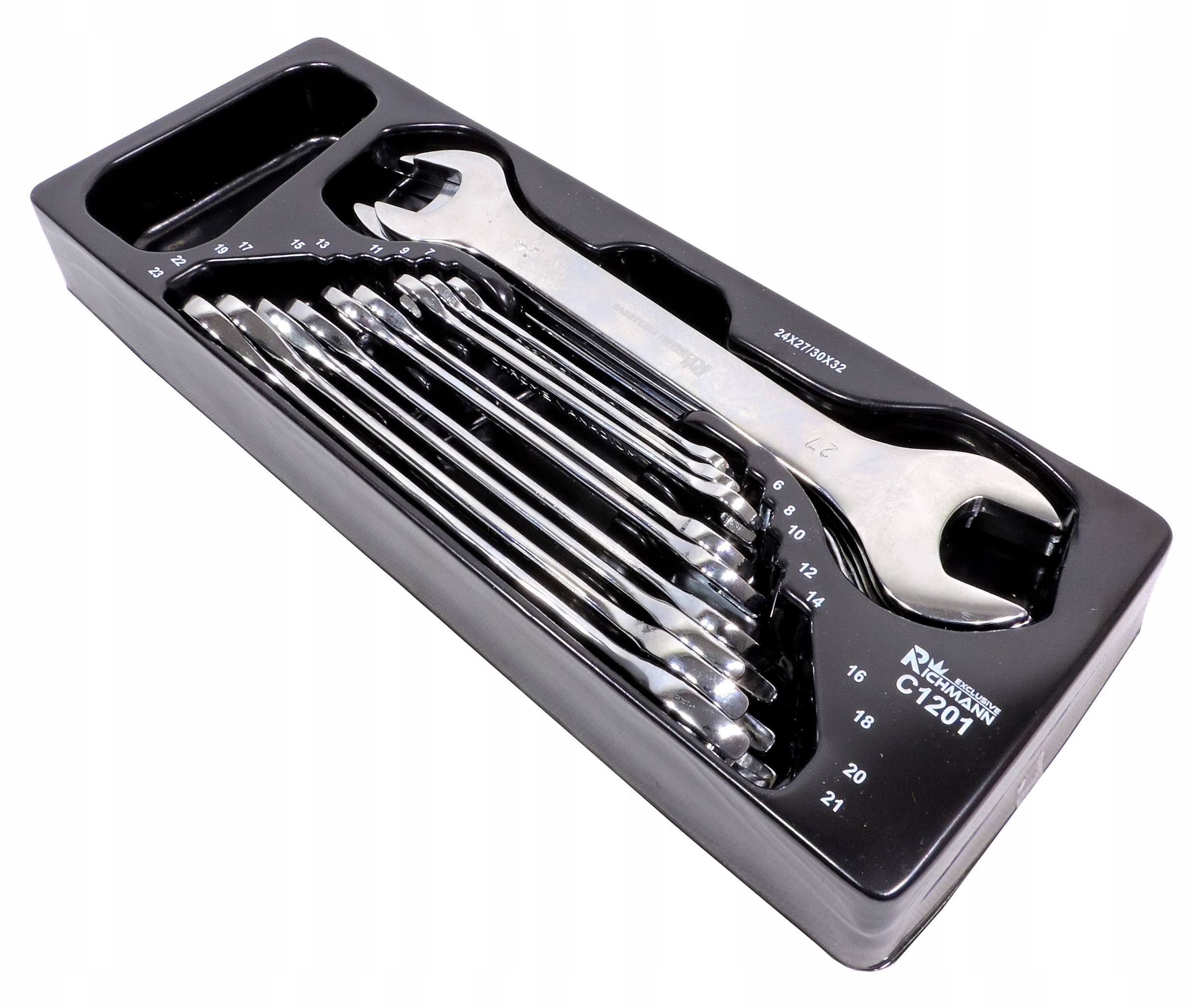 ВСТАВКА ПЛОСКИЕ КЛЮЧИ 6-32 ММ 12 ЭЛЕМЕНТОВ