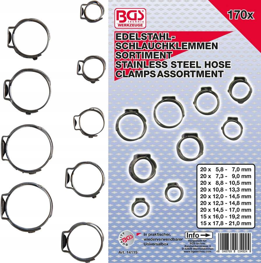 Opaska zaciskowa BGS Technic B.14115