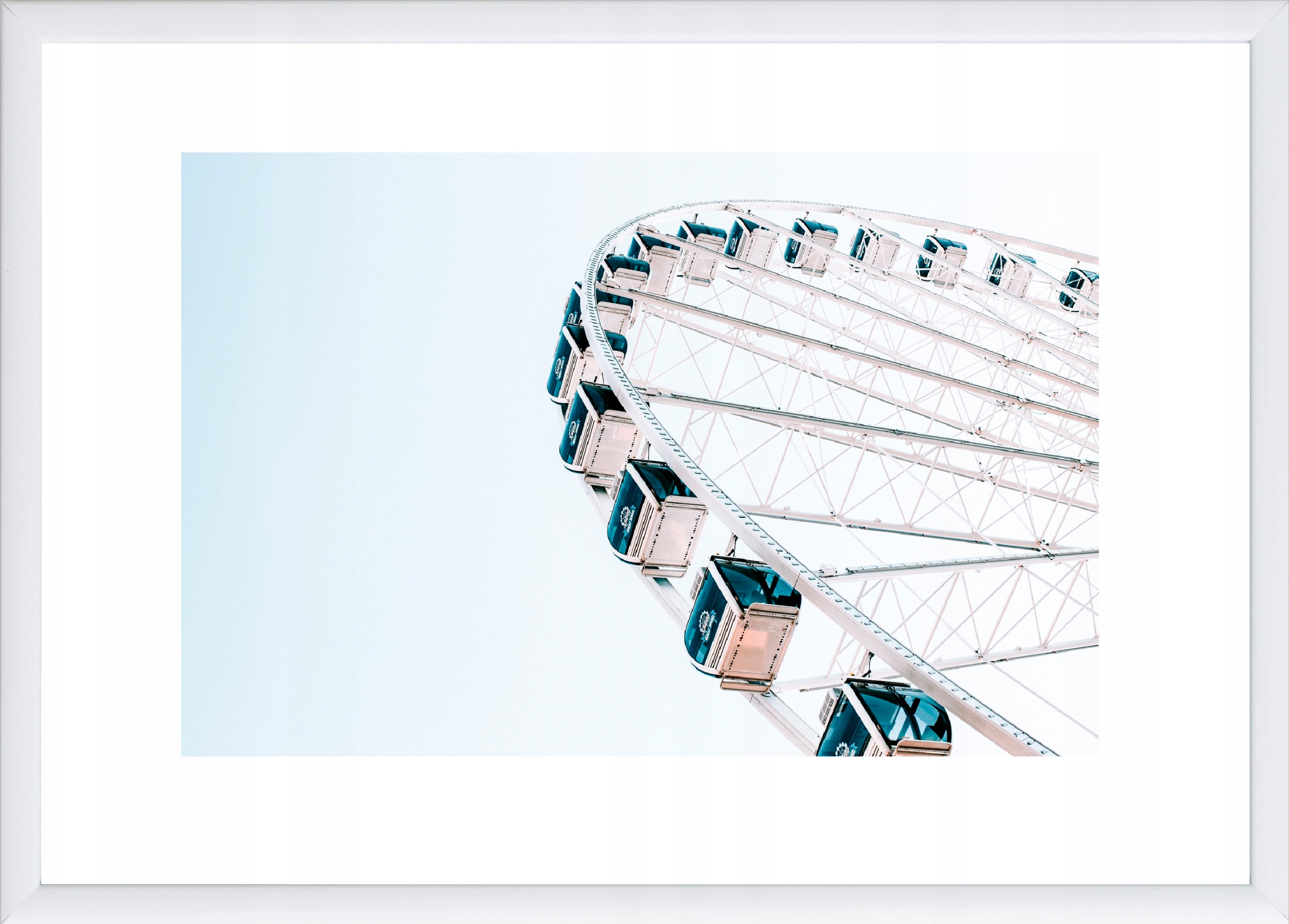 

Rama Aluminiowa Biała 70x100cm -ramka 100x70 B1