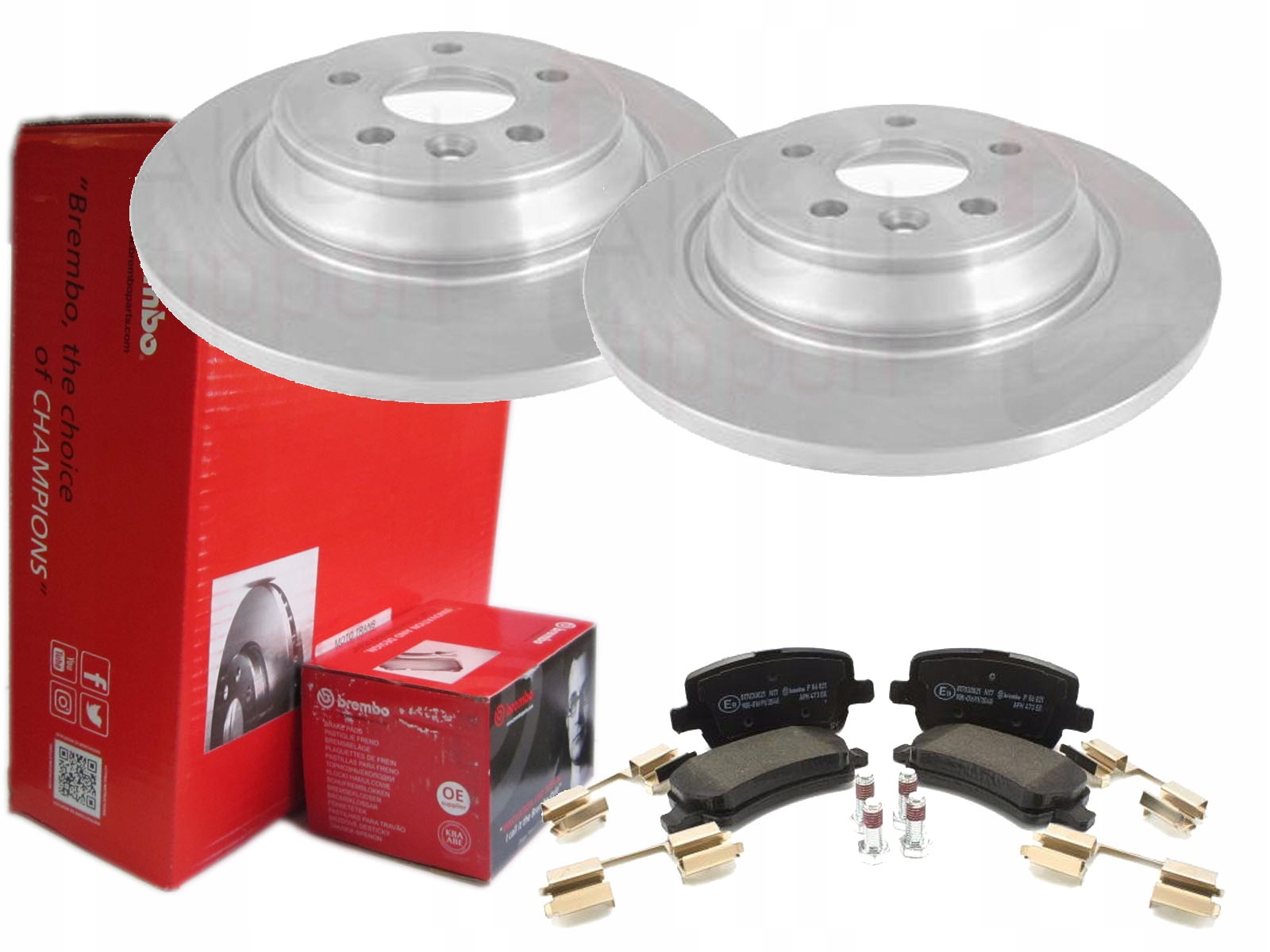 

Tarcze Klocki Brembo Tył Volvo V60 V70 III Pełne