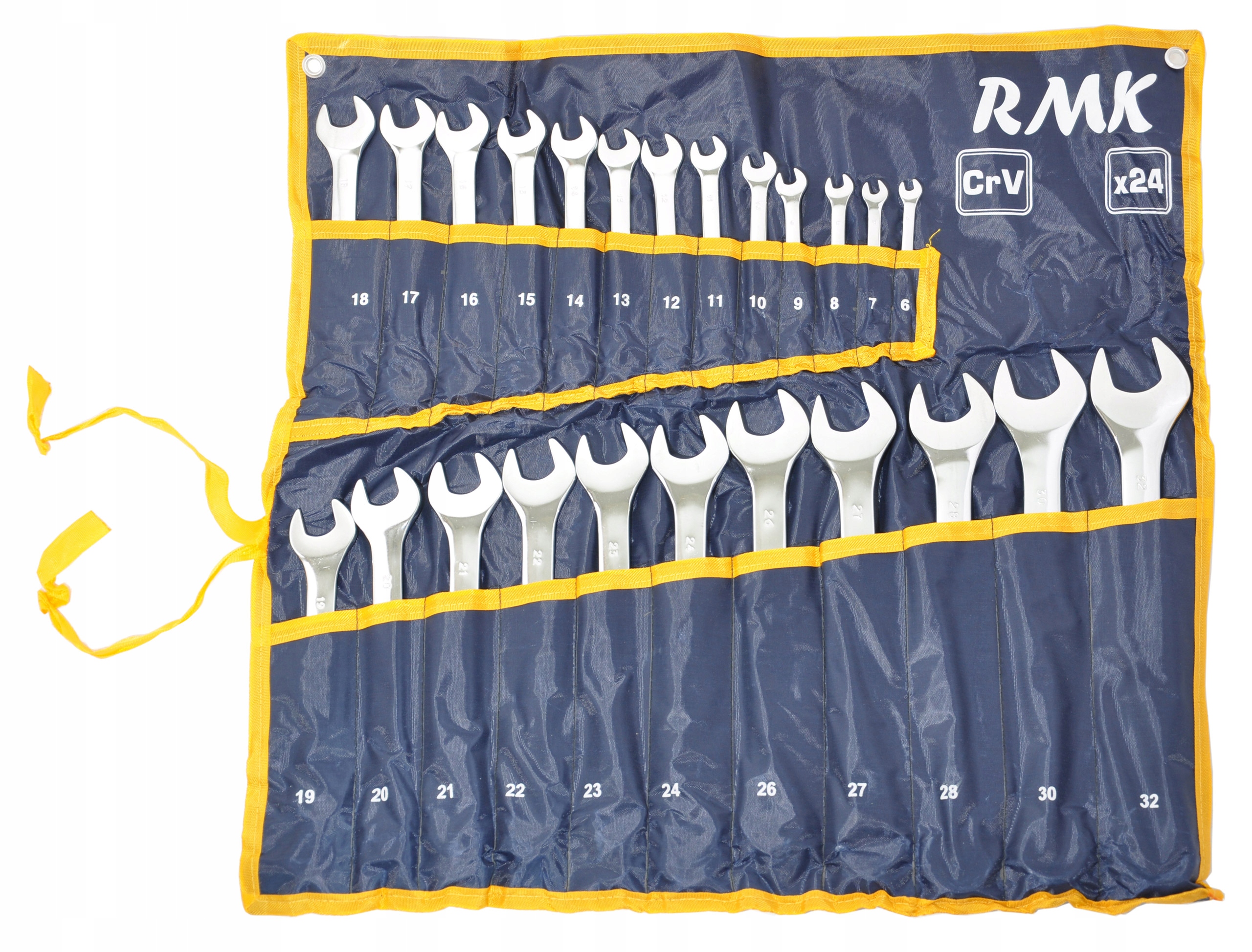 

Zestaw Kluczy Płasko-oczkowych Kute 24 el 6-32mm