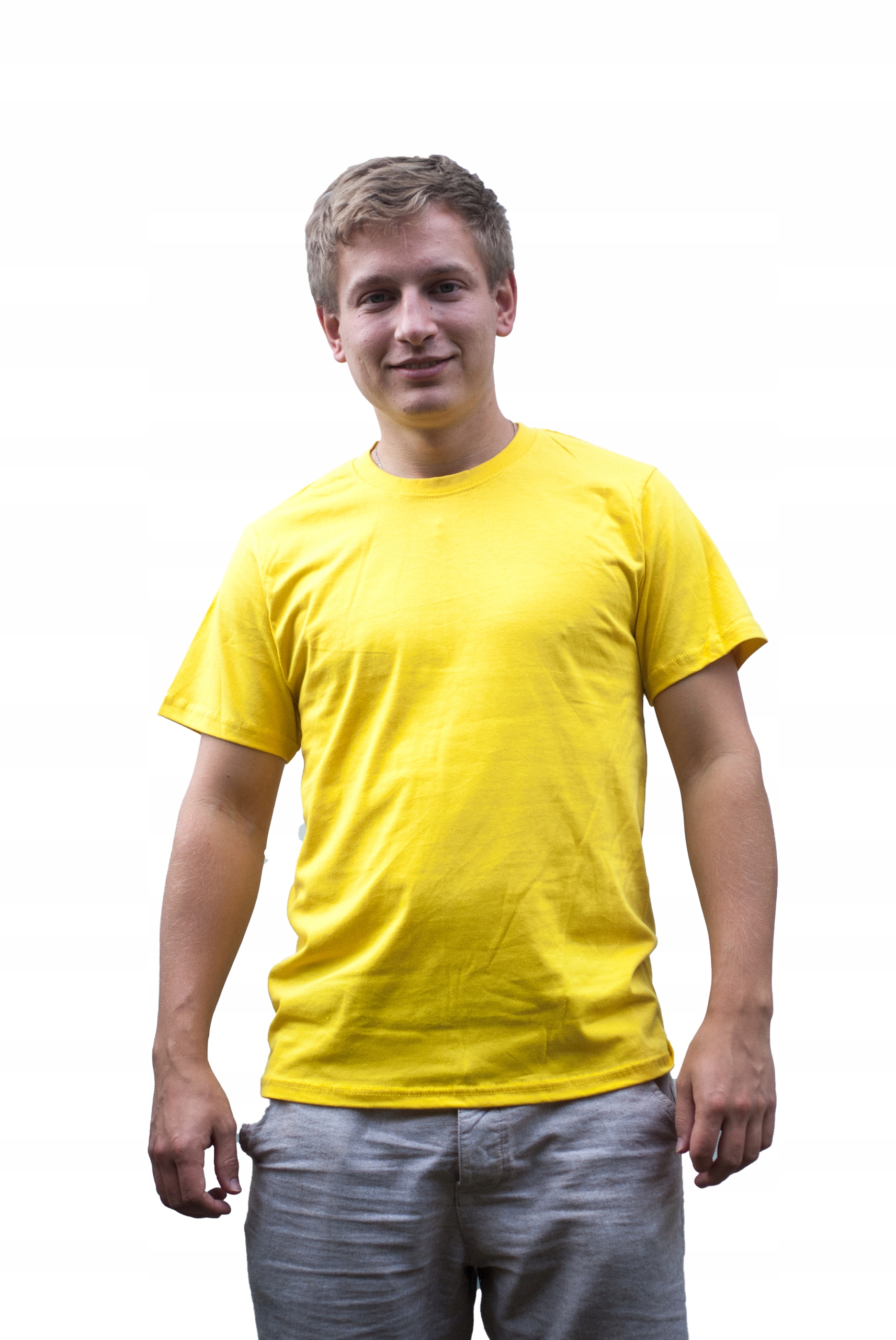 

Koszulka Męska T-shirt Żółta Rozmiar XXXL