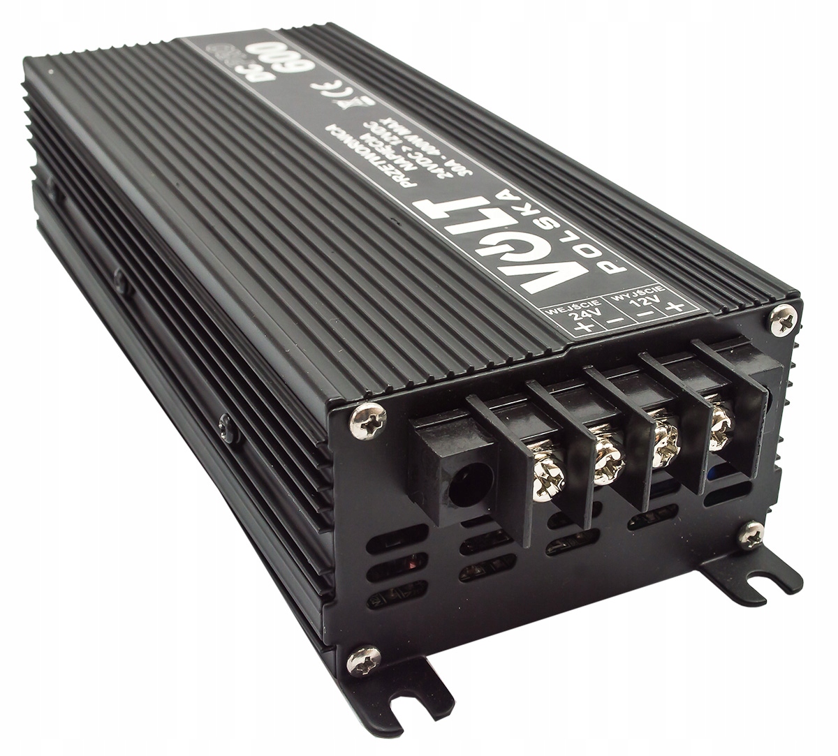 REDUKTOR NAPIECIA 24 12V PRZETWORNICA PRADU 600W P Weight with packaging 0 9 kg