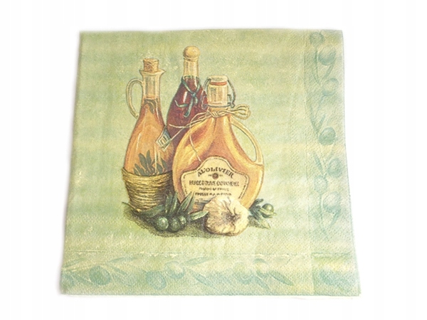 SERWETKI PAPIEROWE WINO PRZETWORY 33x33 cm 20szt