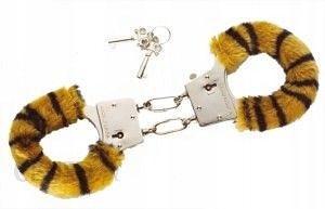 

Kajdanki Z Futerkiem Na Wieczór Panieński Tygrysek