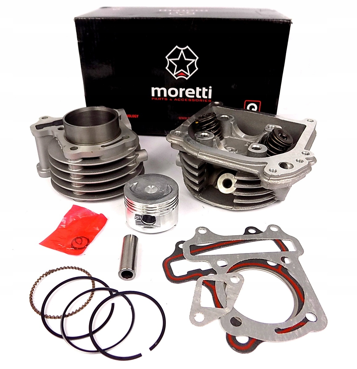 MOR3334 - Циліндр і головка Moretti Scooter 4T 80CCM 139QMB
