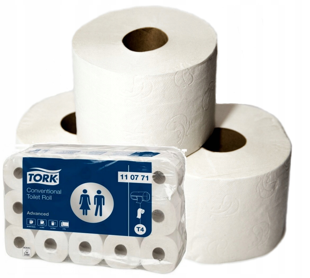 

Papier Toaletowy Biały 30x400 2W Tork 110771