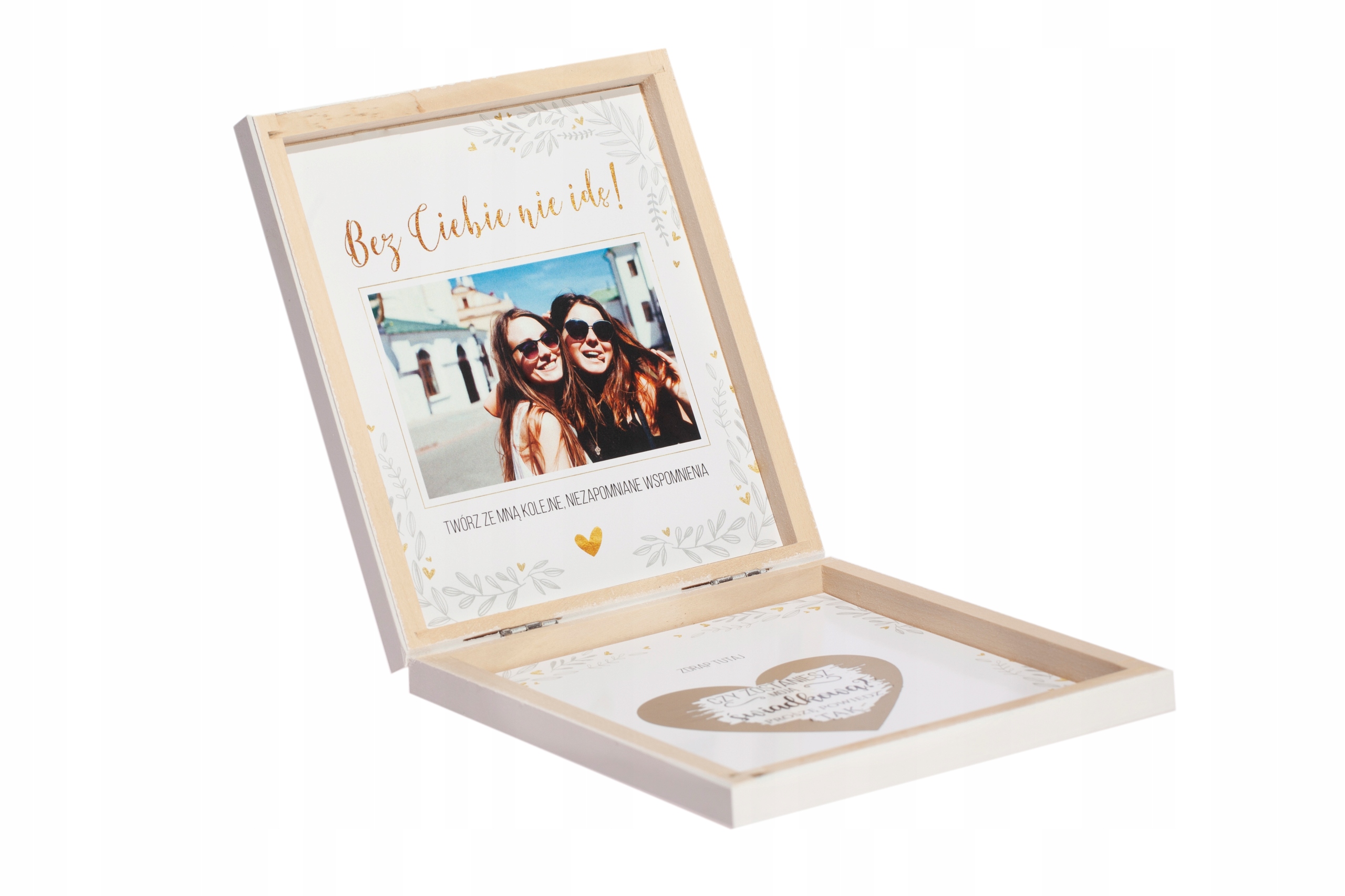 Zaproszenie ze zdjęciem ślub świadkowa ZDRAPKA R15 Liczba sztuk 1 szt.