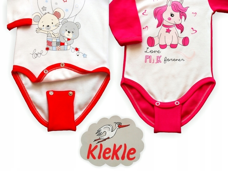 PRZEDŁUŻKA DO BODY KOMPLET 10 SZTUK, RÓŻNE, KLEKLE Zapięcie zatrzask