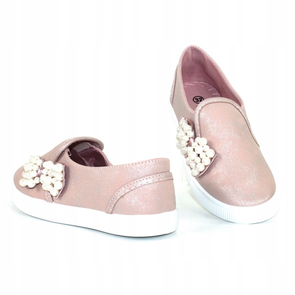 

Obuwie Sportowe Wsuwane Pink Trampki Slip On r 35