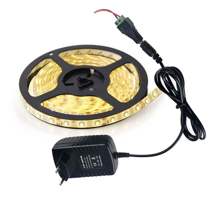 

Taśma Led 300 Biała 5M IP65 Wodoodporna Zasilacz