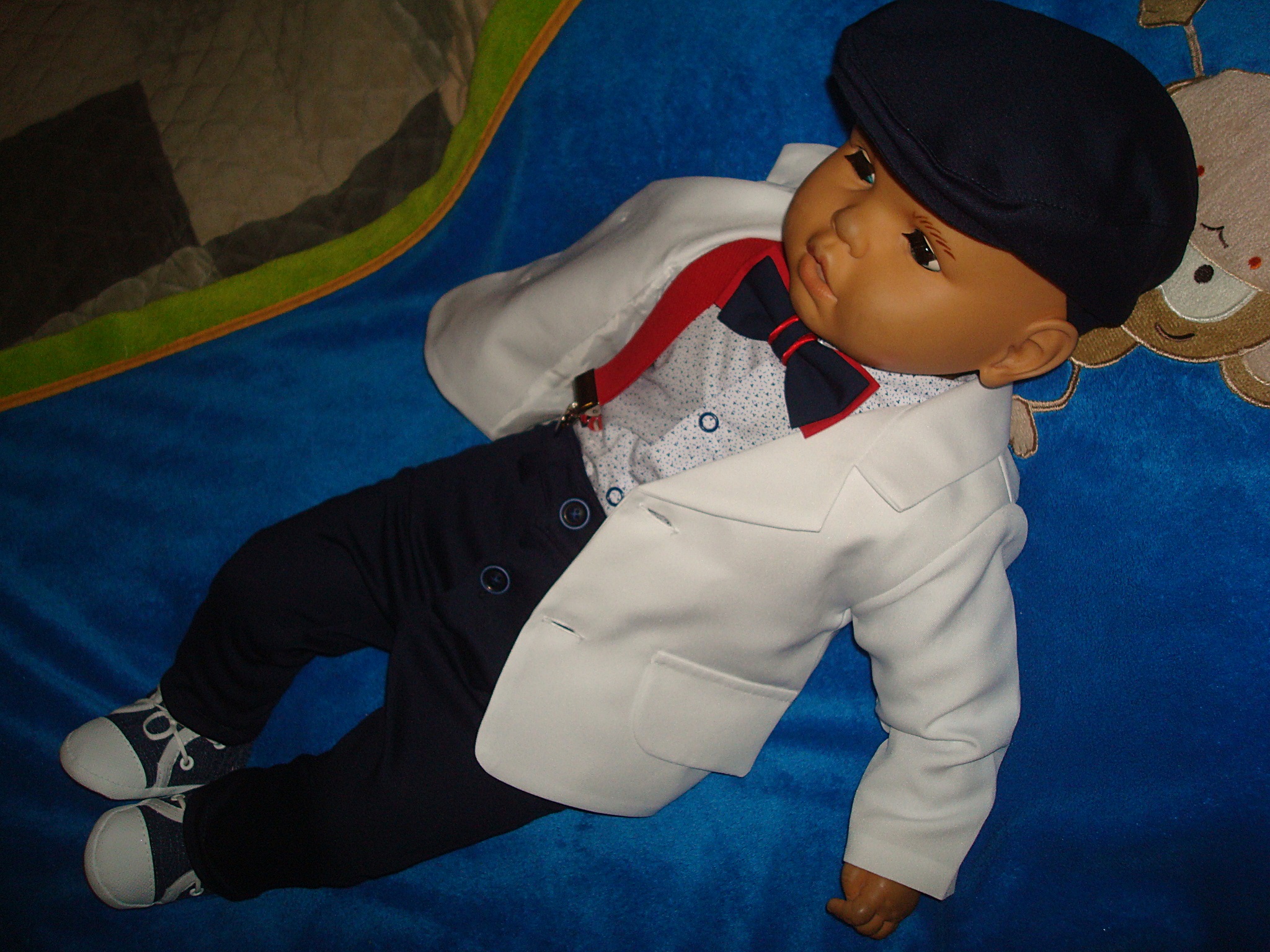 MARYNARKA BAWEŁNIANE UBRANKO/CHRZTU /WESELE/74 Płeć Chłopcy