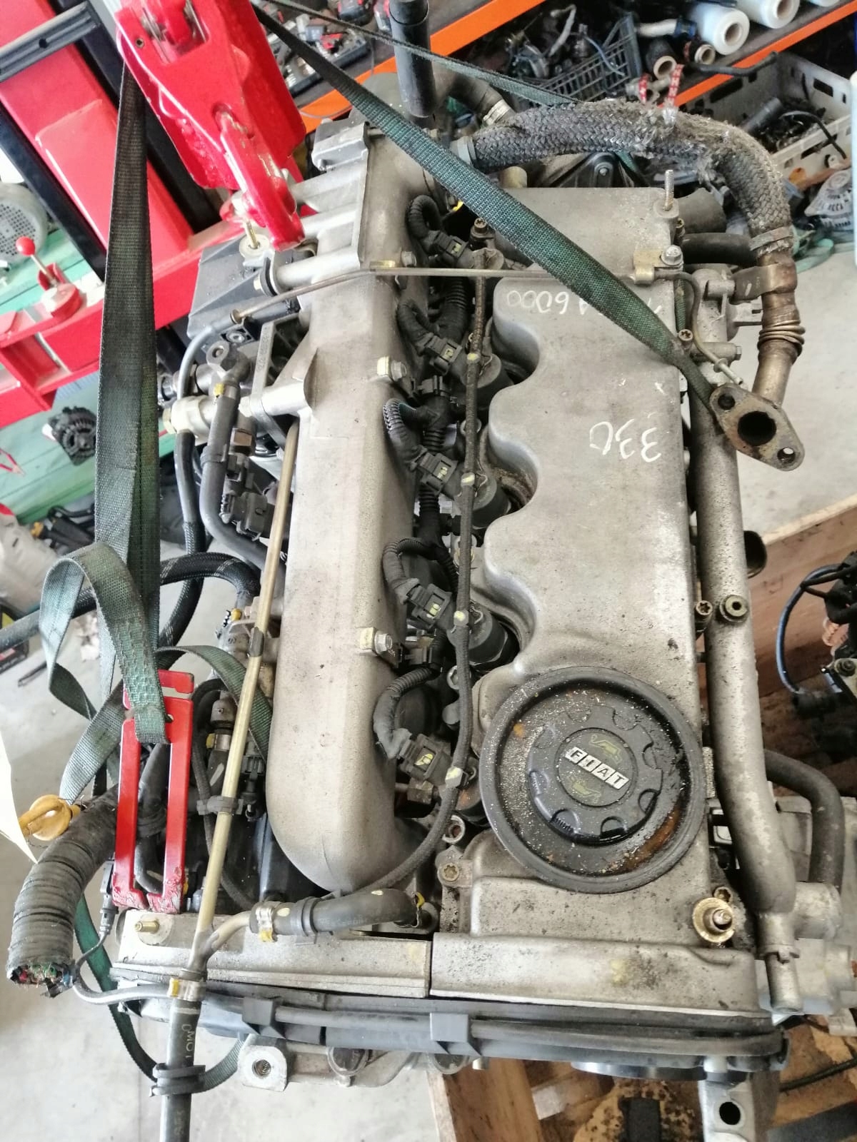 engine FIAT MAREA 2.4 JTD 185A6000 80tys km