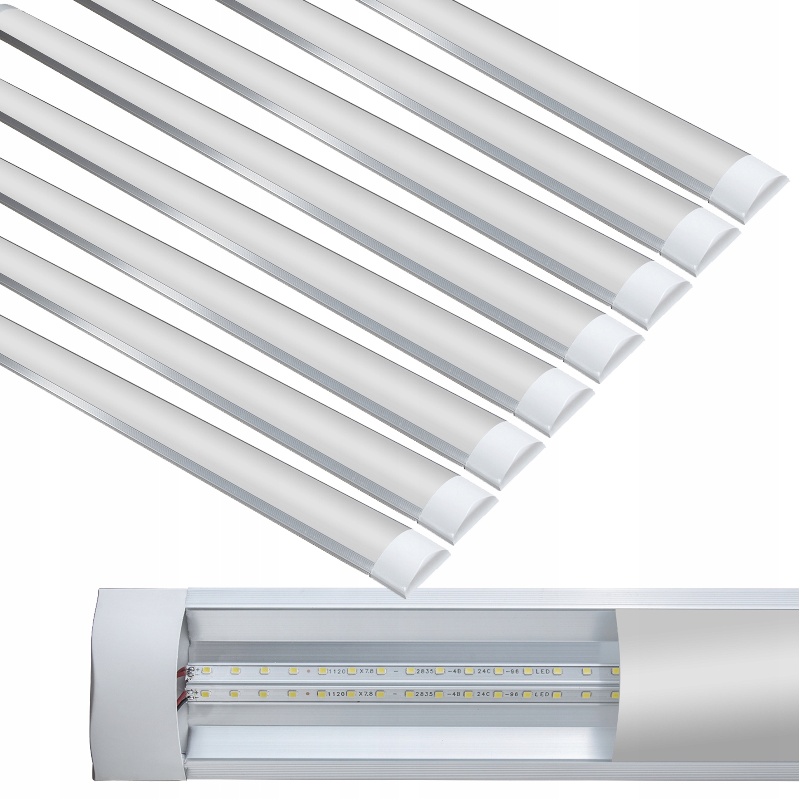 

8x Natynkowa Lampa Led 90cm Do Garażu Świetlówka