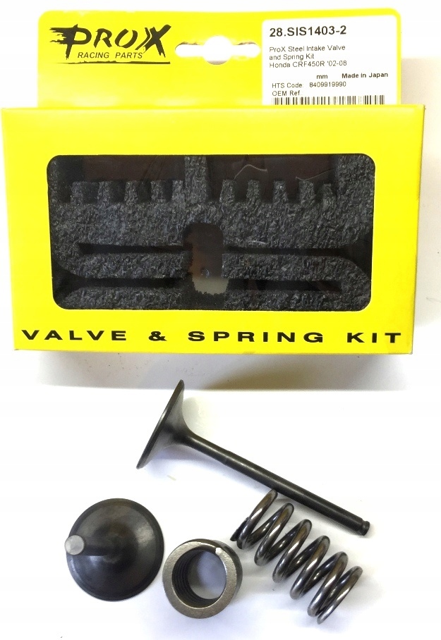 28.SIS1403-2 - PROX ПРУЖИННЫЕ ВСАСЫВАЮЩИЕ КЛАПАНЫ HONDA CRF 450 R 02-08
