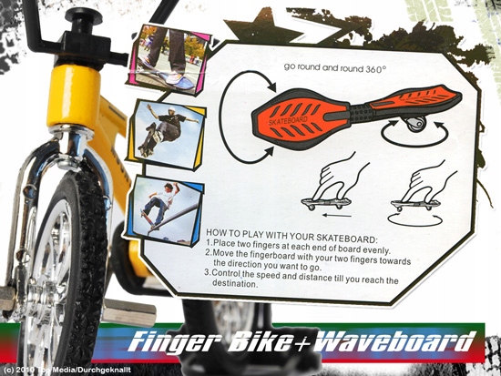 

Skateboard Deskorolka Fingerboard Rower Bmx Wave