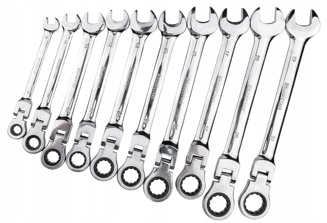 KLUCZE OCZKOWO PLASKIE Z GRZECHOTKA WKLAD C1231 Accessories Included Yes