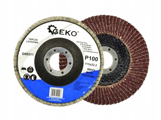 

Geko Tarcza Listkowa Lamelkowa 115mm P 100