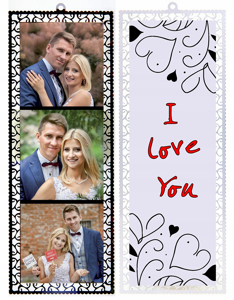 

Zakładka Do Książki Z Twoimi Zdjęciami Metalowa