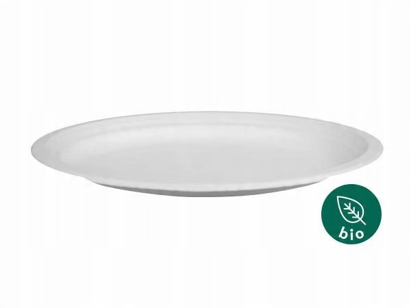 

Talerz półmisek biały eko bio owalny 32cm Kram 50s