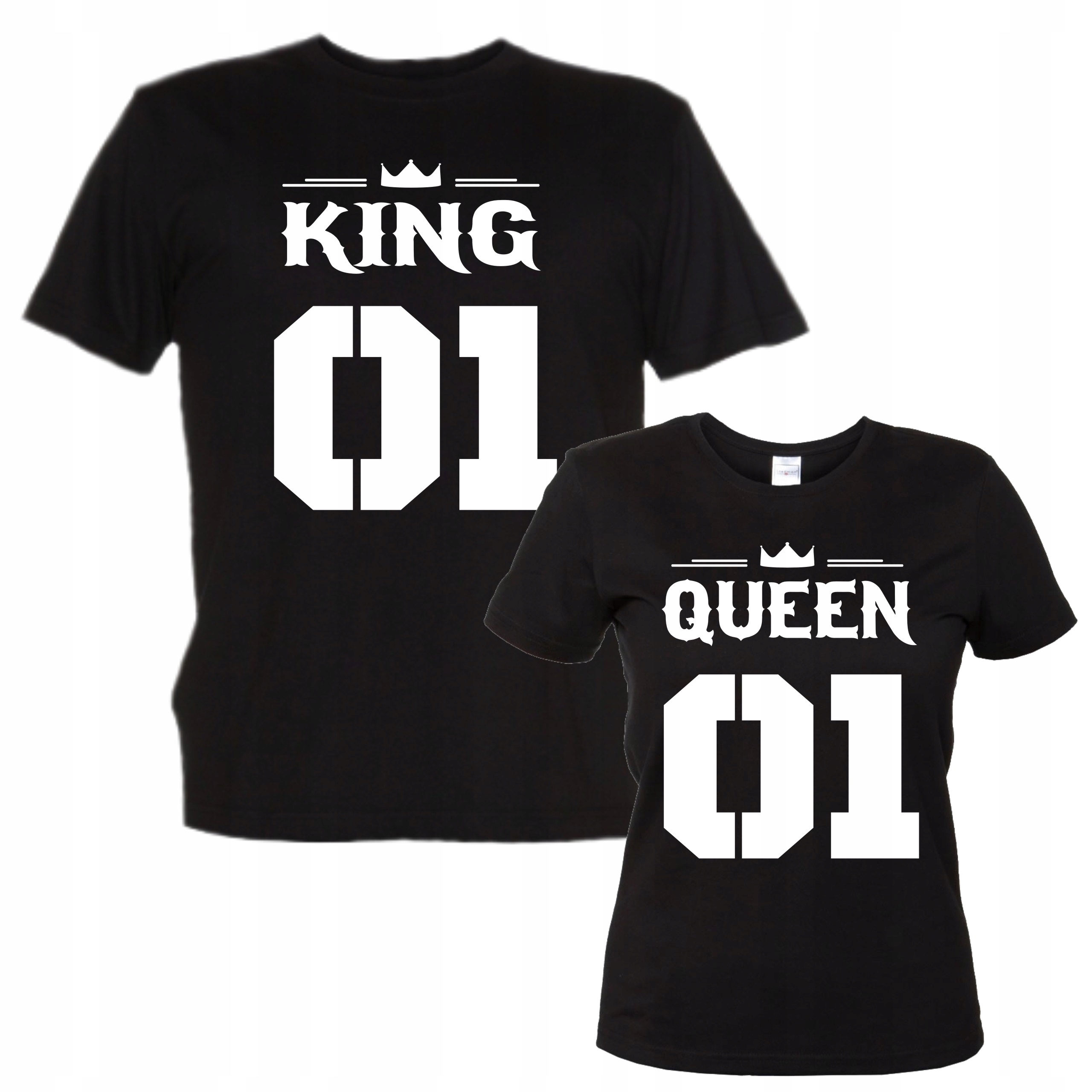 

Koszulki Dla Pary King Queen 01 Prezent Walentynki
