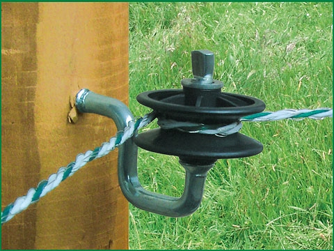 IZOLATOR NAROŻNY ROLKOWY WKRĘCANY DO DREWNA 10 szt Marka inny