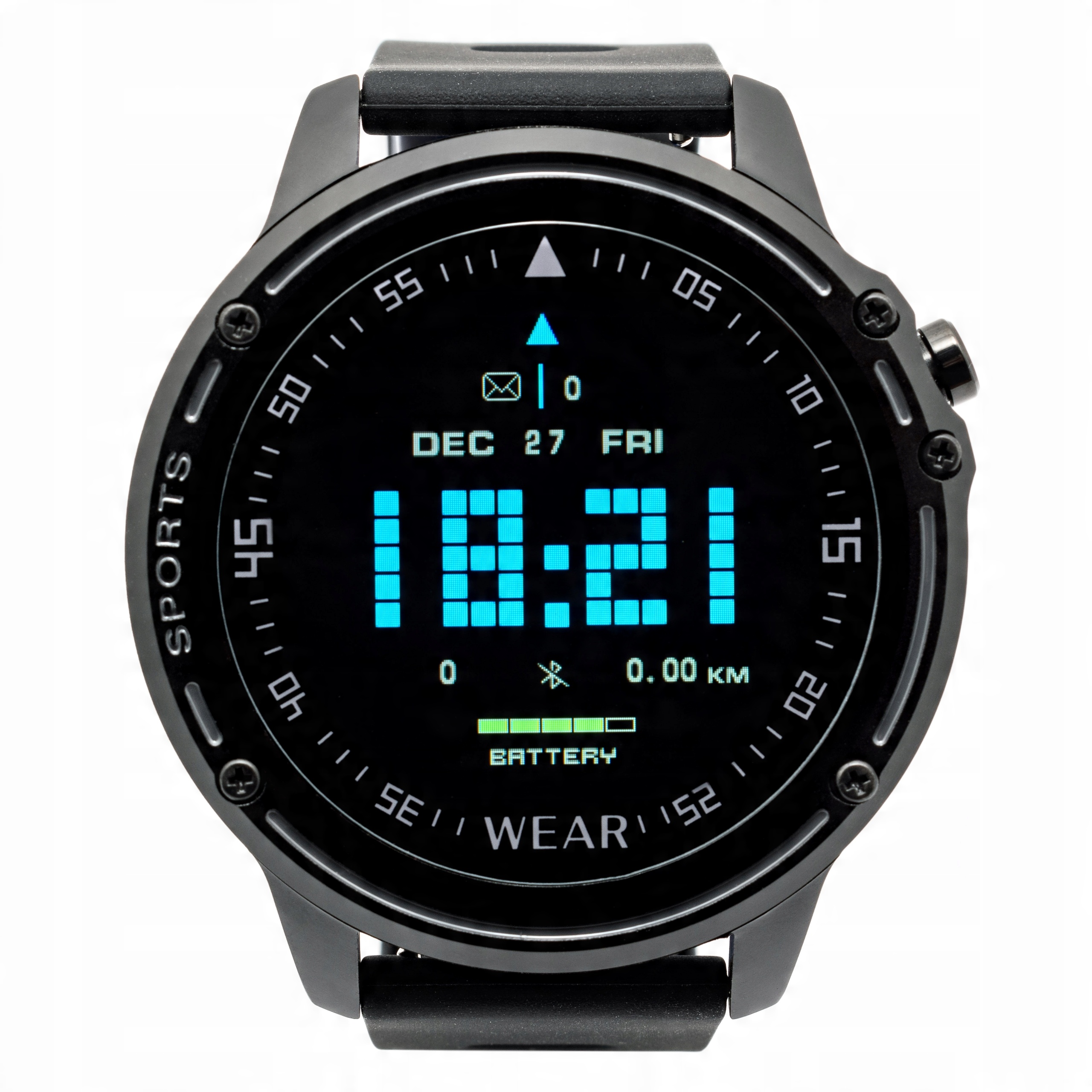 

Polarwatch Smartwatch W-funkcyjny Zegarek Męski Q!