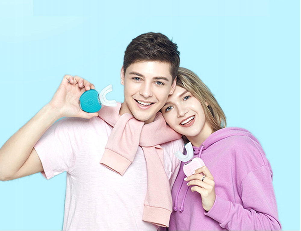 Szczoteczka Soniczna Do Zębów Abcros 360 Stopni Kolor dominujący czarny