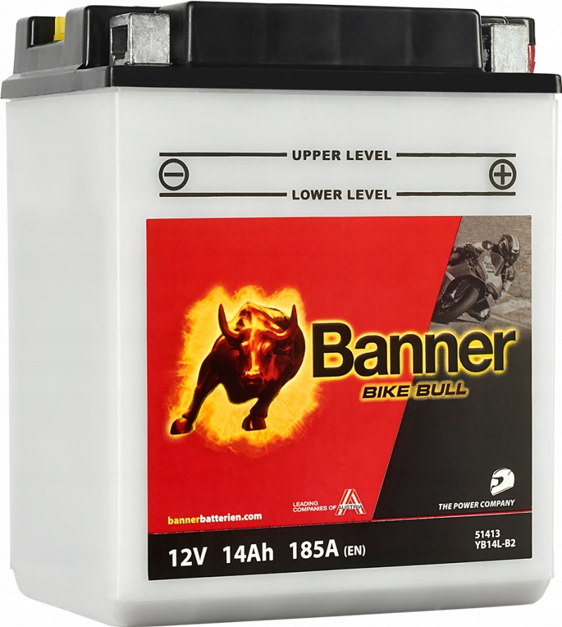 514 13 - Акумулятор Banner BULL YB14L-B2 12V / 14AH 185A