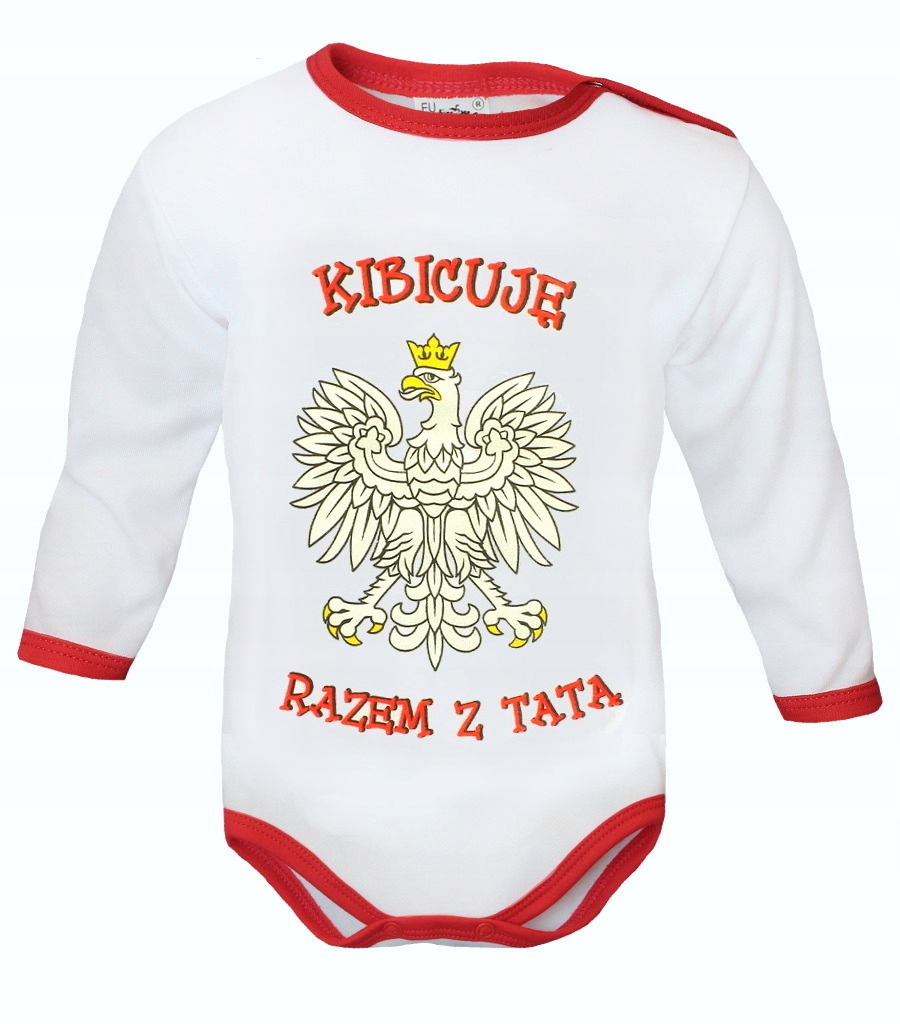 

Body niemowlęce z napisami o tacie białe rozm. 74