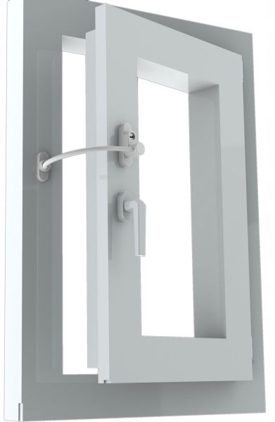 Zabezpieczenie okien antracyt Blokada okna kluczyk Rodzaj blokada