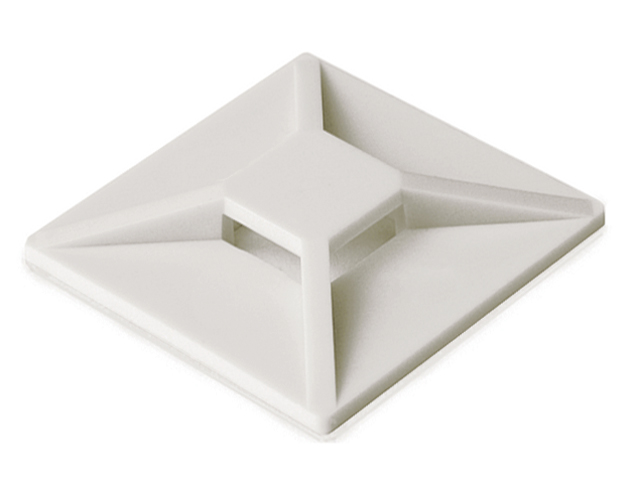 

Uchwyt samoprzylepny 20x20mm opasek biały 100szt