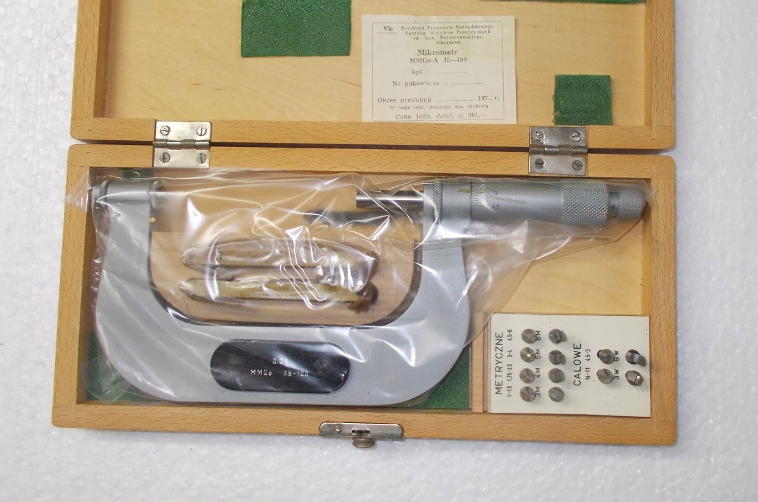 Мікрометр для різьблення MMGe / a 75-100 VIS